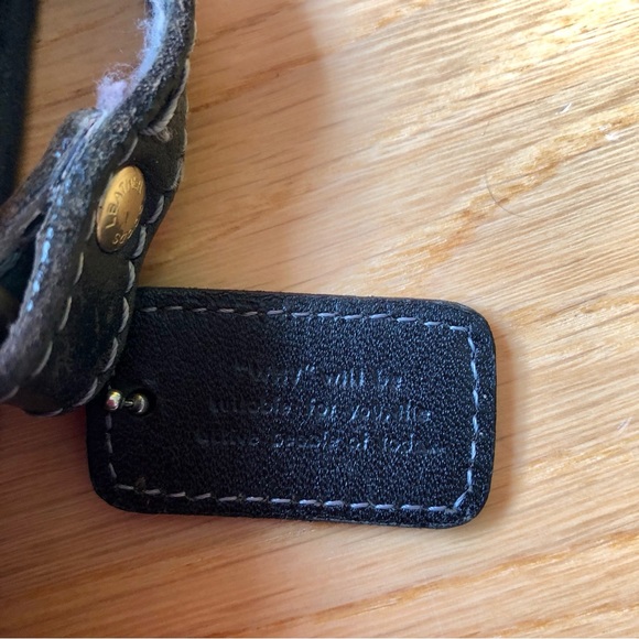 Vintage canvas and leather satchel/crossbody bag with adjustable strap - Picture 5 of 13